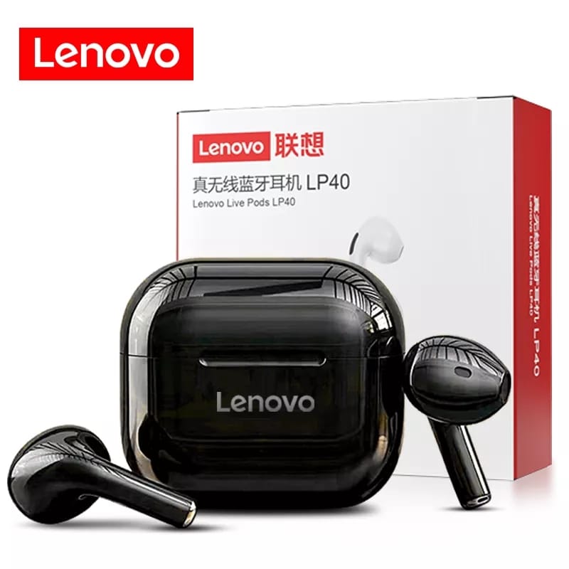 Audifonos Lenovo LP40 con Control Tactil y Estuche de Carga