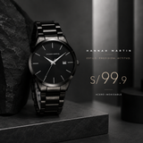 Reloj Acero Hannah Martin (Black)