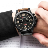 Reloj Curren Sport Elegante CU-4 (Marrón)