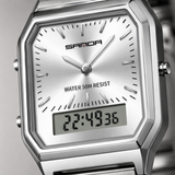 Reloj Sanda Vintage Plateado