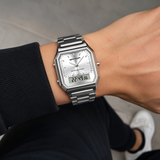 Reloj Sanda Vintage Plateado