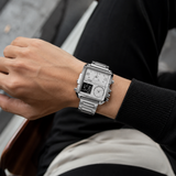 Reloj SKMEI Oryon | Analógico + Digital de Acero Inoxidable