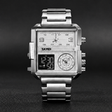 Reloj SKMEI Oryon | Analógico + Digital de Acero Inoxidable