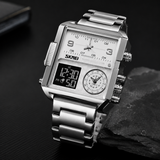 Reloj SKMEI Oryon | Analógico + Digital de Acero Inoxidable