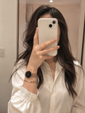 Reloj Rose Gold  con pulsera (F. Negro)
