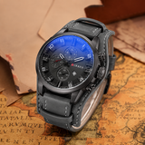 Reloj Curren Cuero CU-1 (Gris)