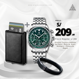 Combo Ejecutivo RBP (Reloj Poedagar + Billetera+ Pulsera)