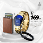 Promo RPB12 (Reloj Táctil + Billetera de Cuero + Pulsera)