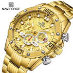 Reloj Naviforce Elegante (Dorado)