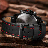 Reloj Naviforce Cuero (negro rojo)