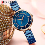 Reloj Curren Acero Mujer (Azul)