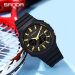 Reloj Sanda SA-2(Negro dorado)